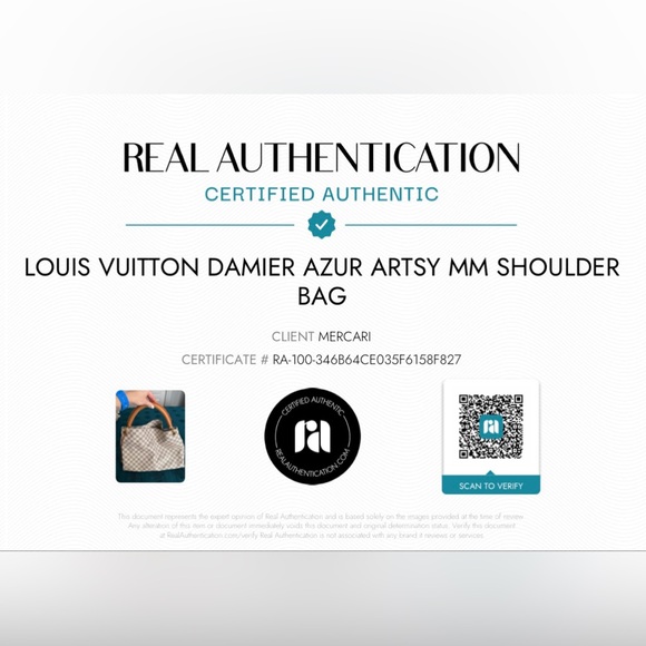 LOUIS VUITTON Damier Azur Artsy
MM. 100% Authentic - Picture 8 of 8